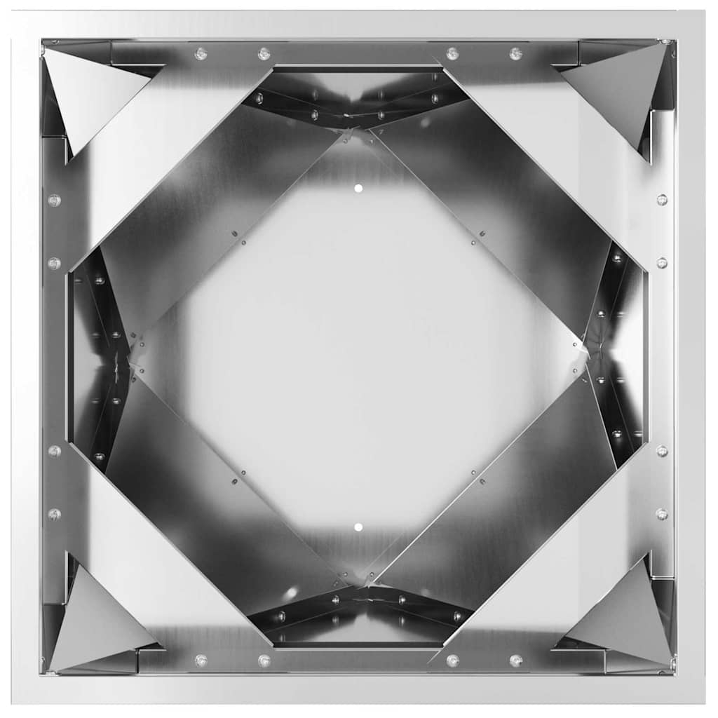 Sadilica 2 pcs Srebrno 50 x 50 x 75 cm Cinkani čelik