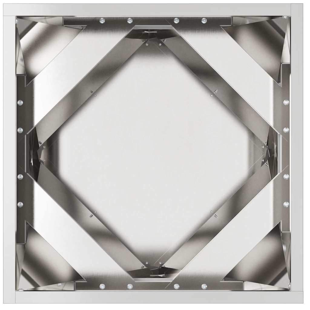 Sadilica 2 pcs Srebrno 40 x 40 x 40 cm Nehrđajući čelik