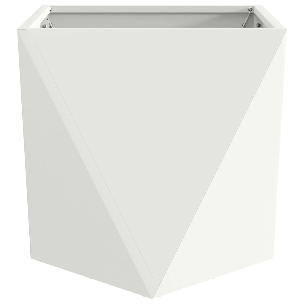 Sadilica 2 pcs Bijelo 50 x 50 x 50 cm Čelik