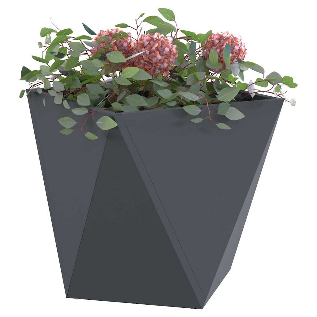 Sadilica 2 pcs Antracit 50 x 50 x 50 cm Čelik