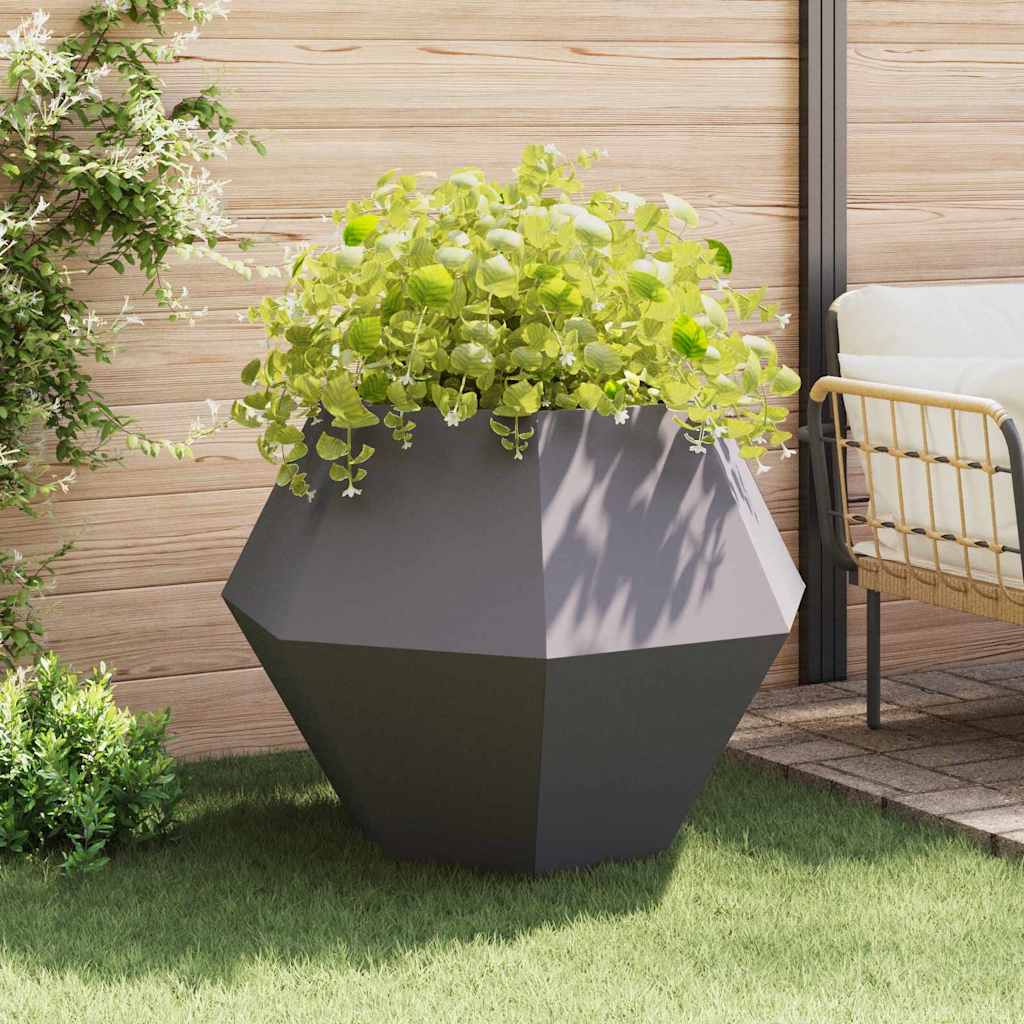 Sadilica 2 pcs Crna 100 x 100 x 80 cm Čelik