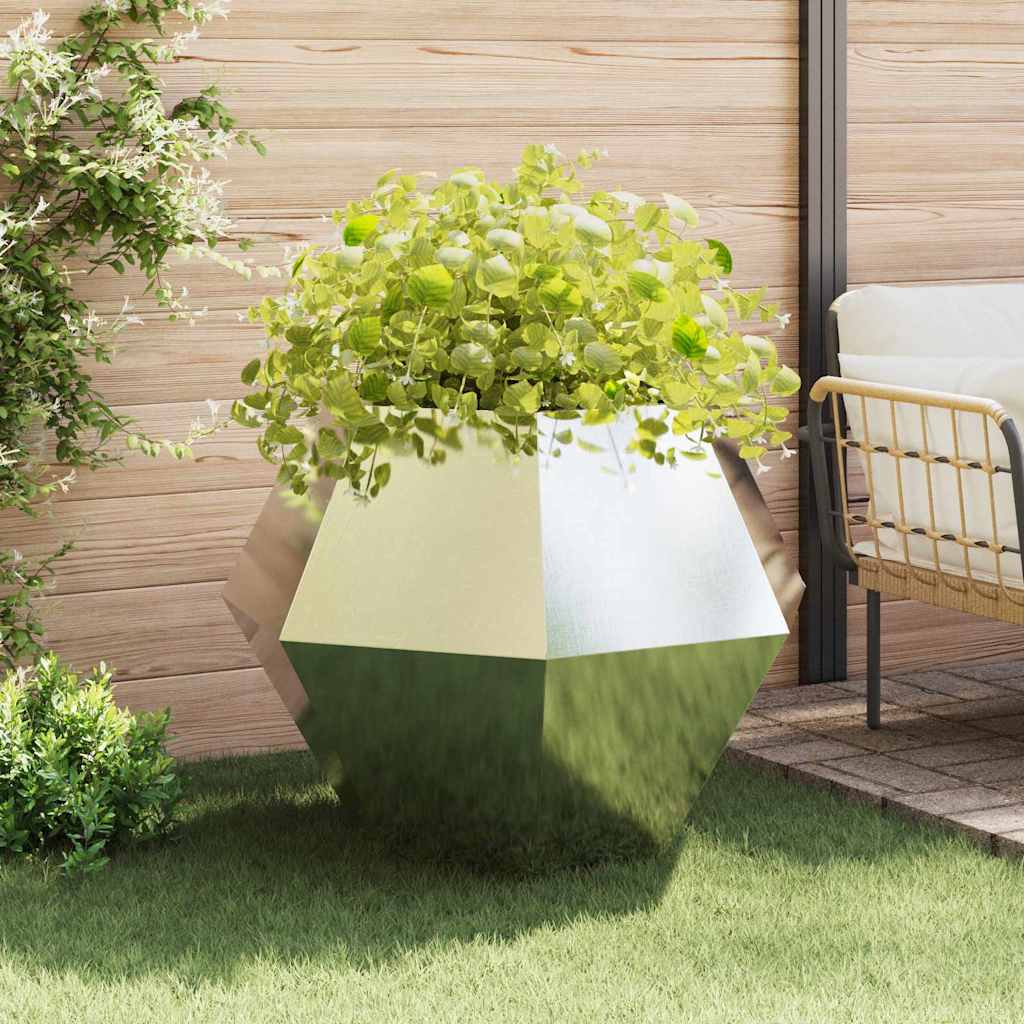 Sadilica 2 pcs Srebrno 100 x 100 x 80 cm Nehrđajući čelik