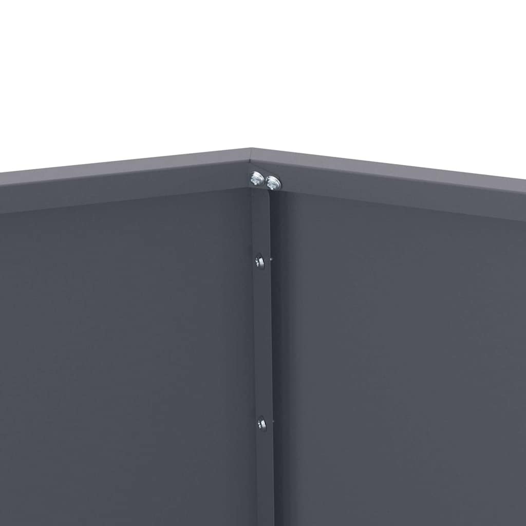 Sadilica 2 pcs Antracit 75 x 75 x 60 cm Čelik