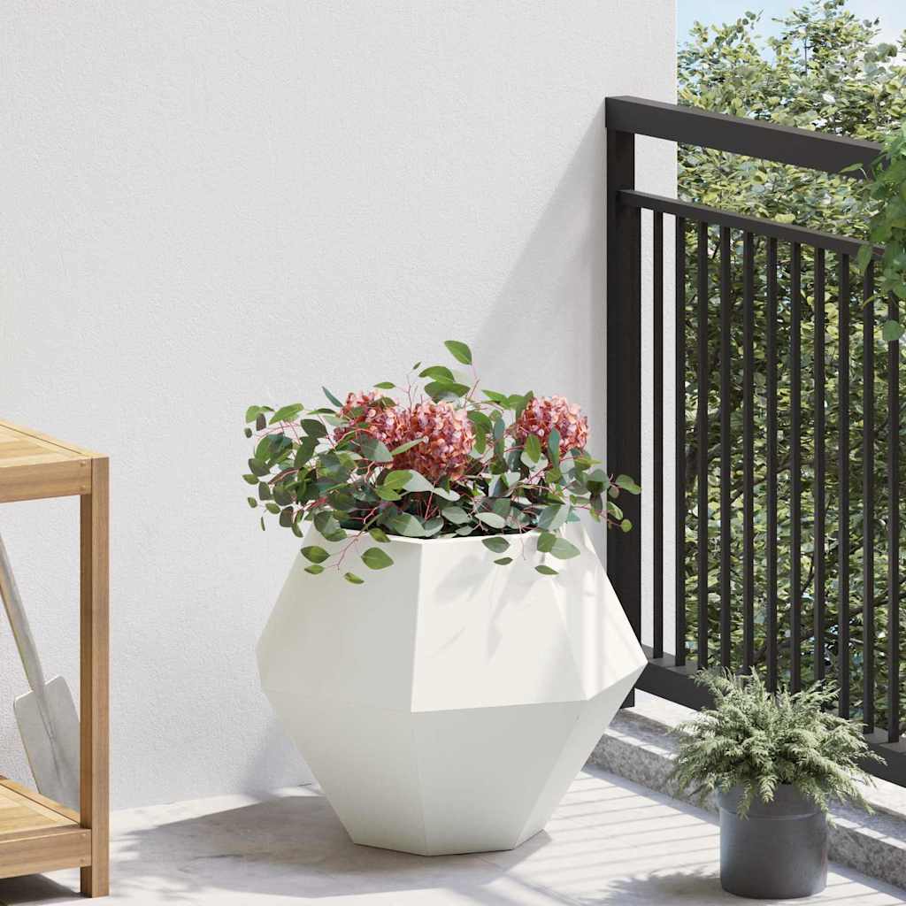 Sadilica 2 pcs Bijelo 50 x 50 x 40 cm Čelik