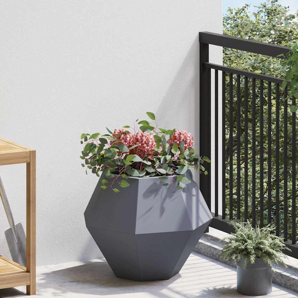 Sadilica 2 pcs Antracit 50 x 50 x 40 cm Čelik