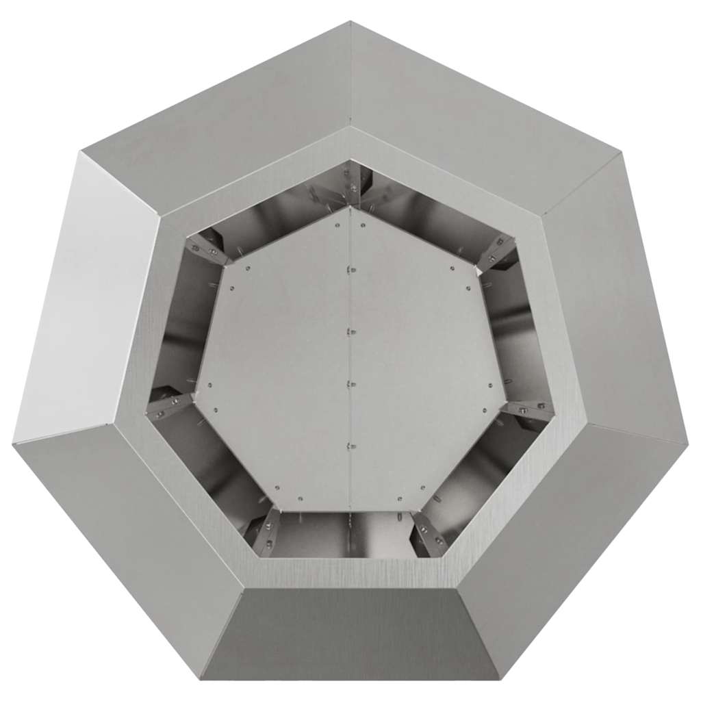 Sadilica 2 pcs Srebrno 50 x 50 x 40 cm Nehrđajući čelik