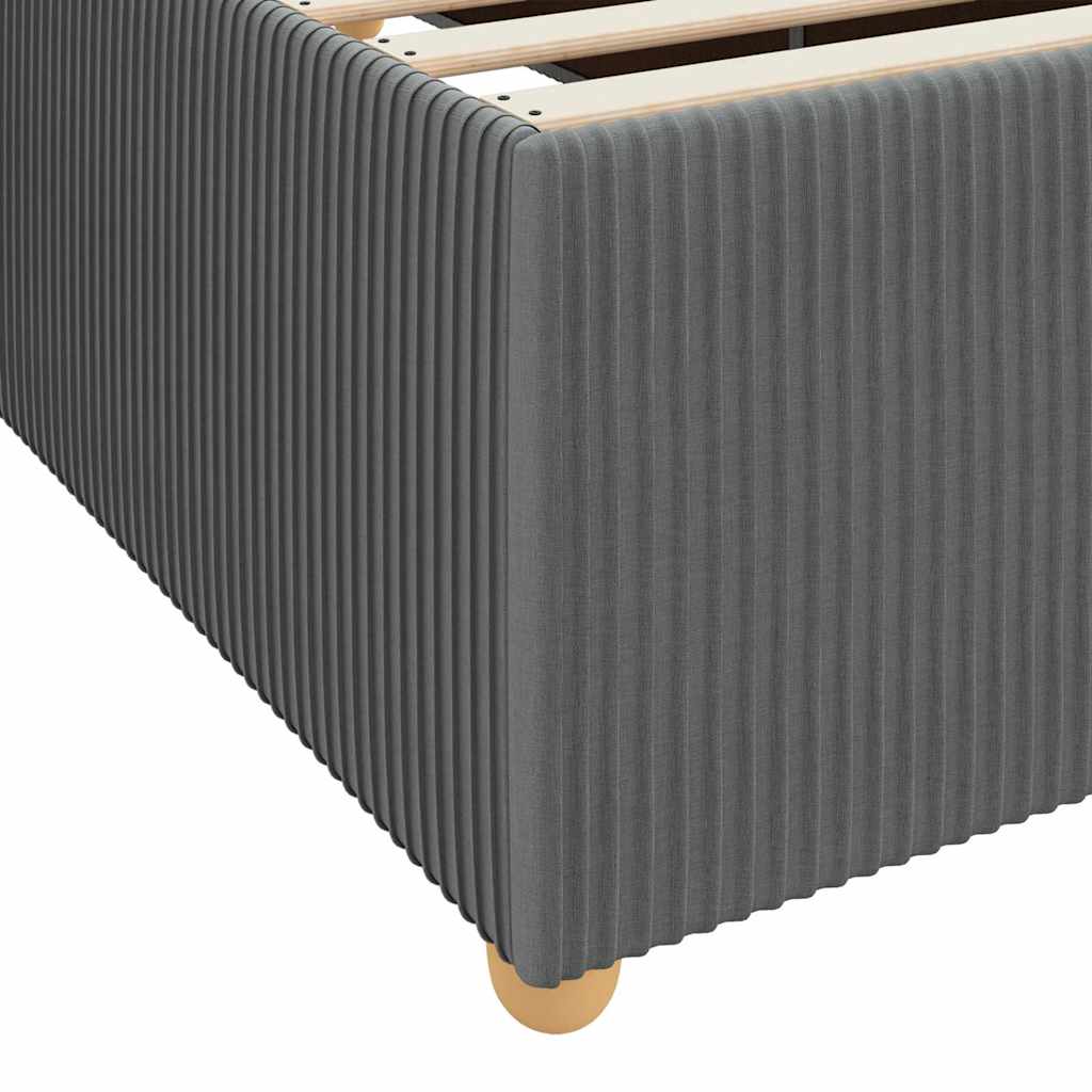 Krevetna konstrukcija Tamno siva 180 x 200 cm tkanina