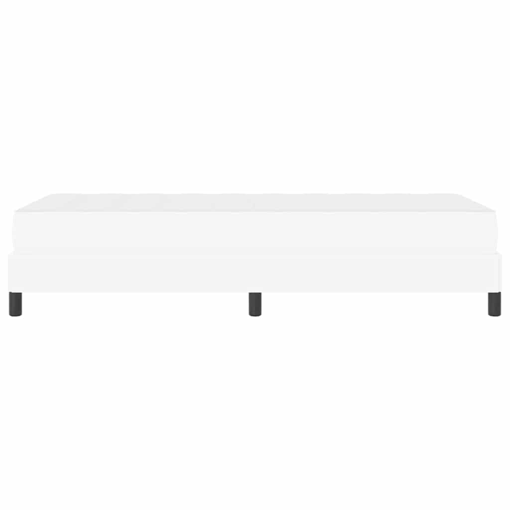 Krevetna konstrukcija Čista bijela 80 x 200 cm tkanina
