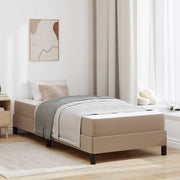 Krevetna konstrukcija Boja cappuccina 90 x 190 cm tkanina