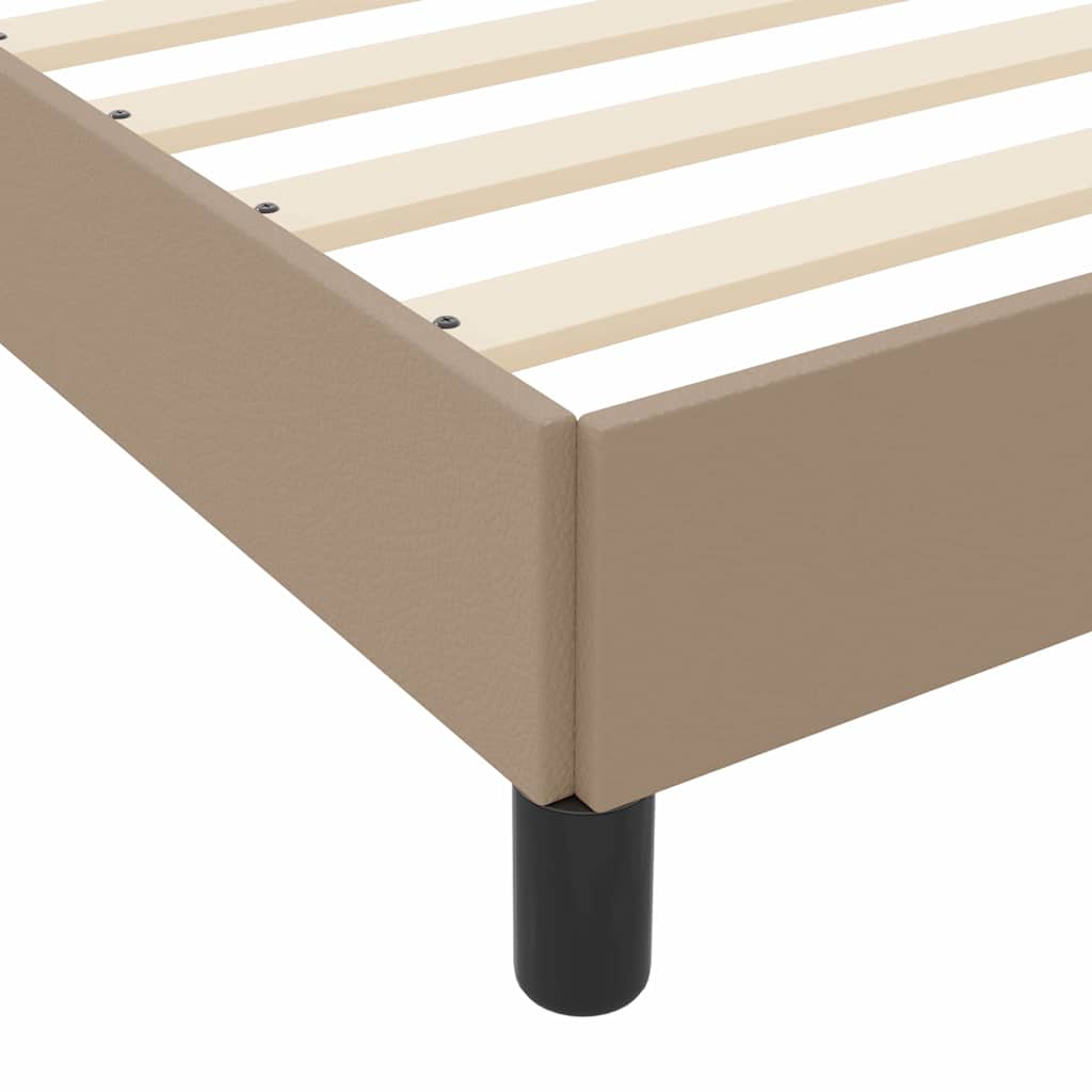 Krevetna konstrukcija Boja cappuccina 90 x 200 cm tkanina