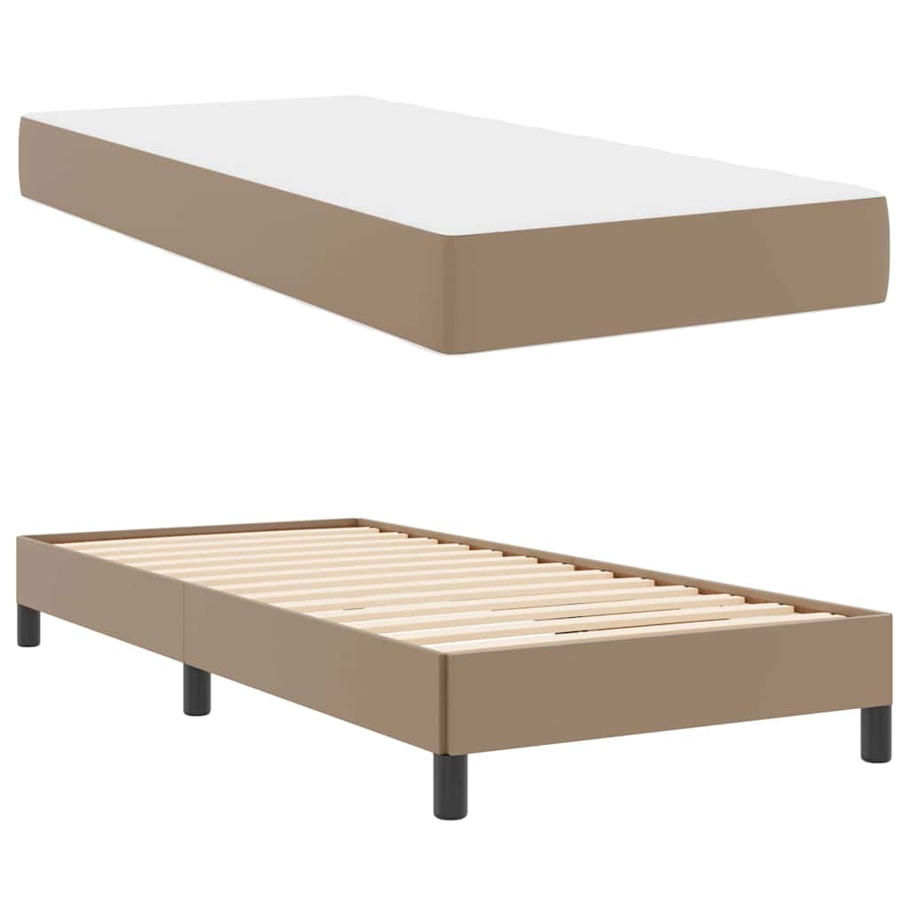 Krevetna konstrukcija Boja cappuccina 90 x 200 cm tkanina
