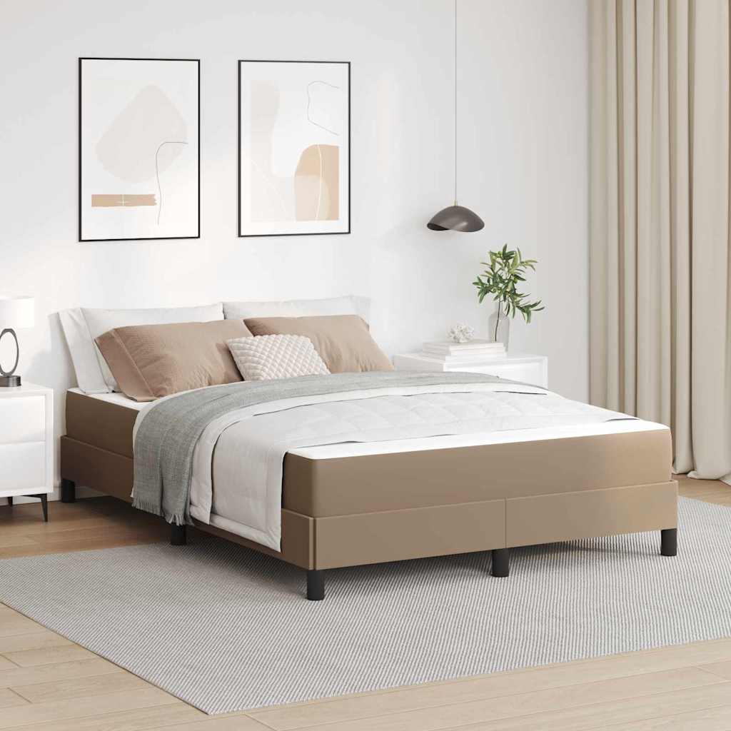 Krevetna konstrukcija Boja cappuccina 140 x 190 cm tkanina