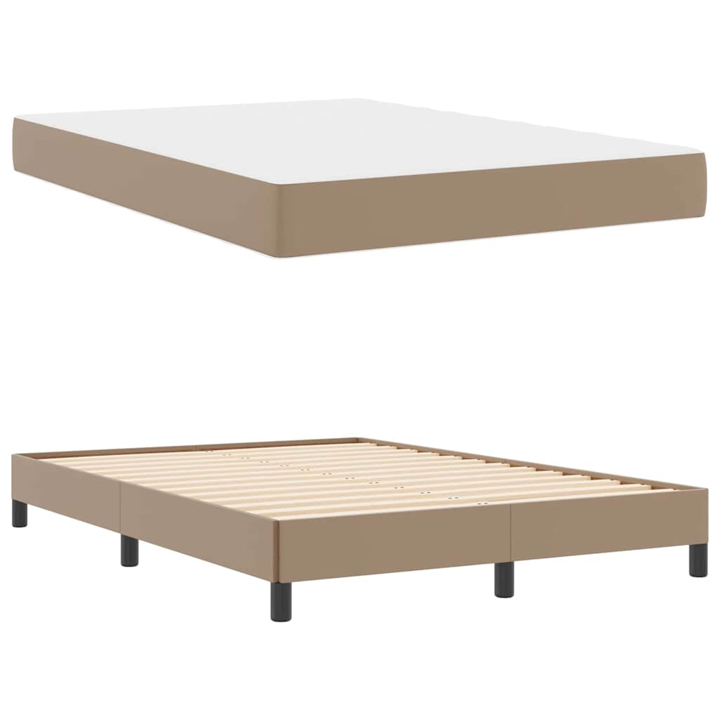 Krevetna konstrukcija Boja cappuccina 140 x 190 cm tkanina