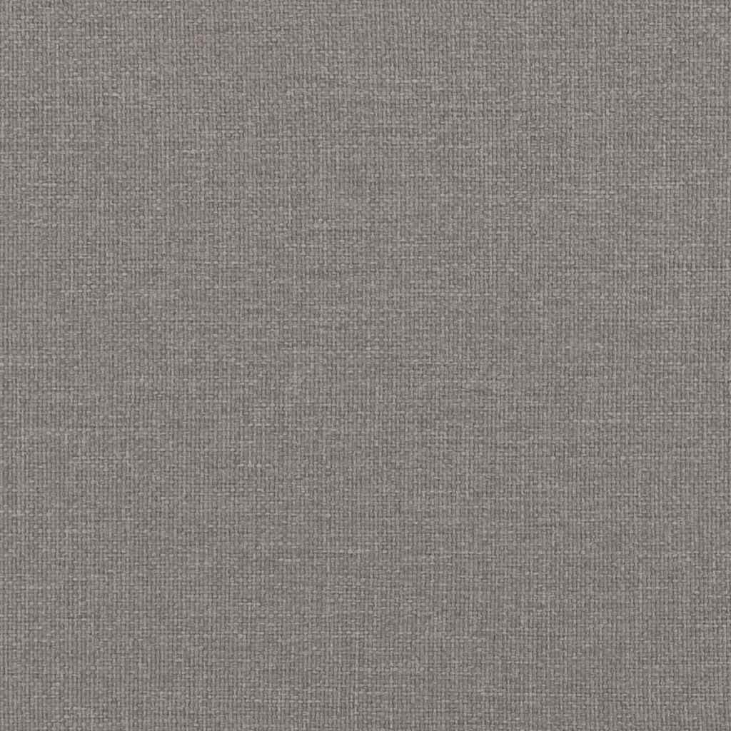 LED Box Spring Krevet Sivo-smeđa 200 x 200 cm tkanina