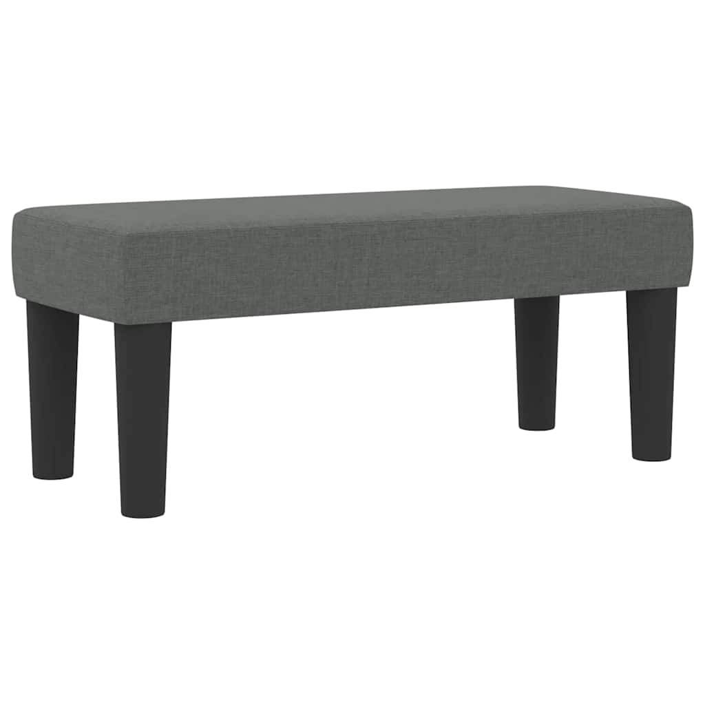 Krevet s opruga kutije Tamno siva 80 x 200 cm tkanina