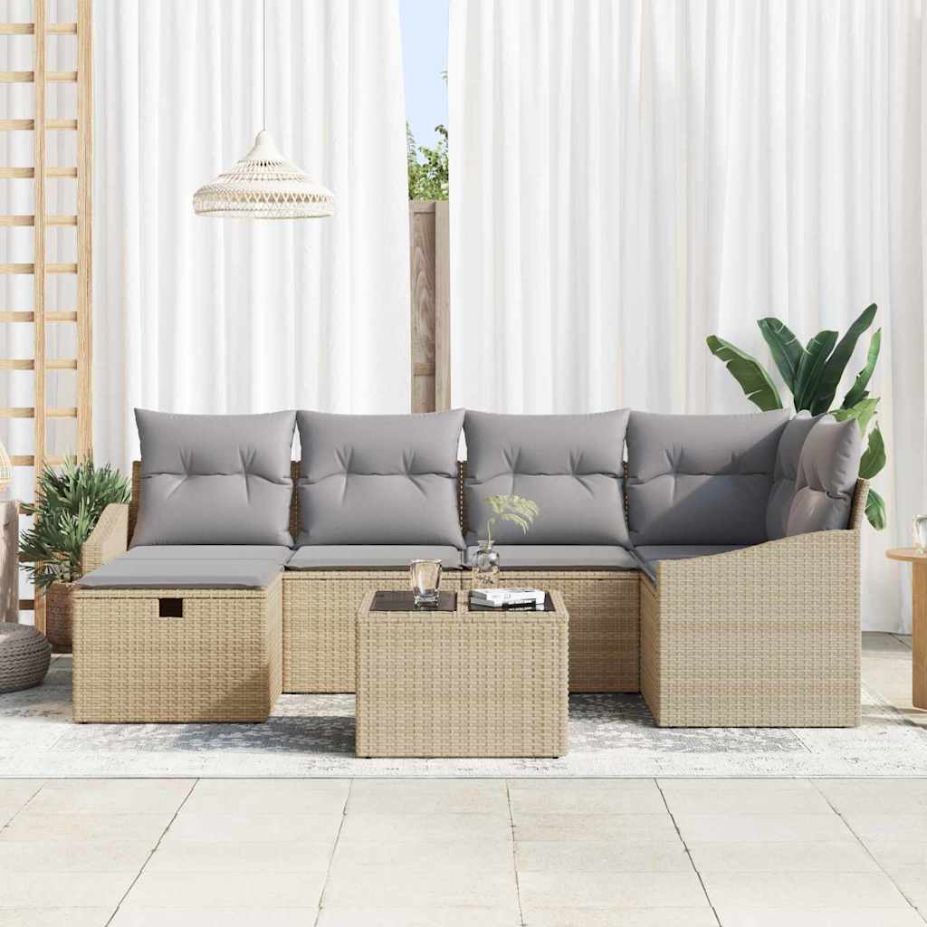 Set sofe s jastukom 7 pcs poliratan