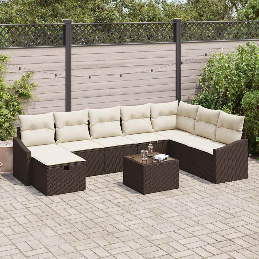 Set sofe s jastukom 9 pcs poliratan