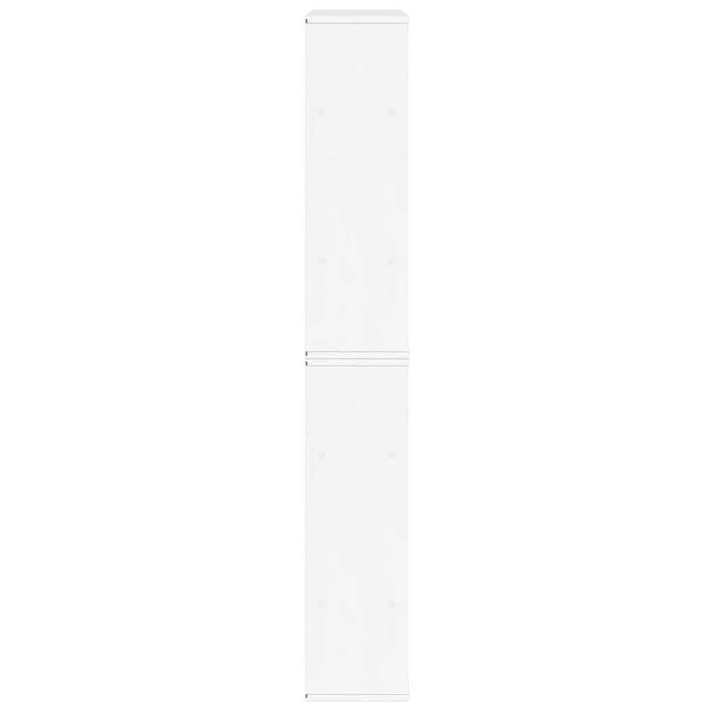 Bočni ormarići 5 kom ODDA bijeli 40x24x79 cm puno drvo bor