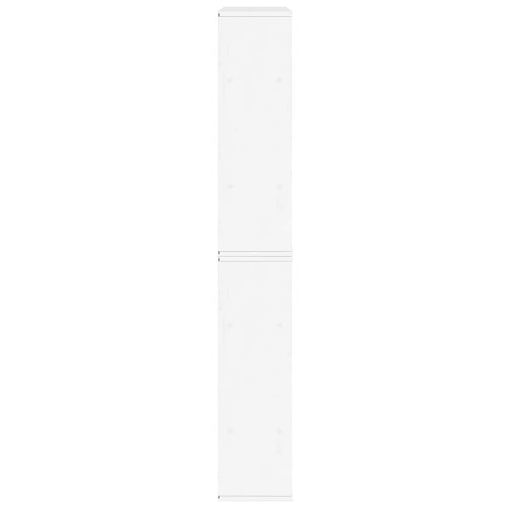 Bočni ormarići 5 kom ODDA bijeli 40x24x79 cm puno drvo bor