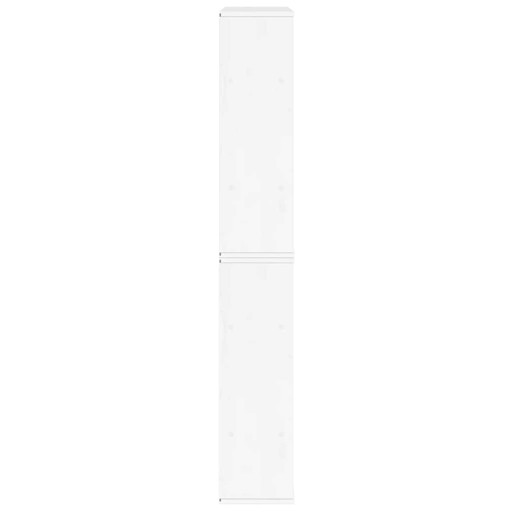 Bočni ormarići 5 kom ODDA bijeli 40x24x79 cm puno drvo bor