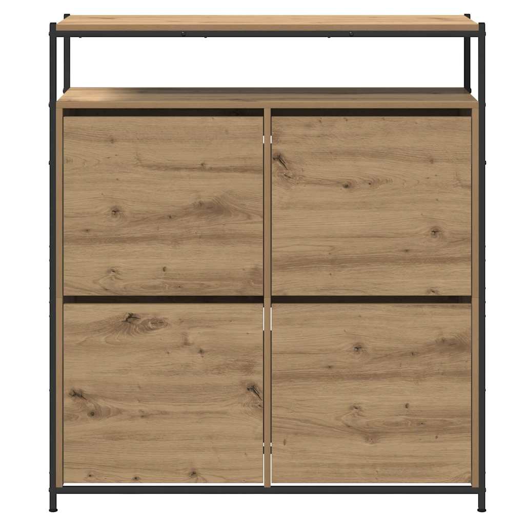 Ormar za cipele s policom Umjetnički hrast 100 x 34 x 112 cm