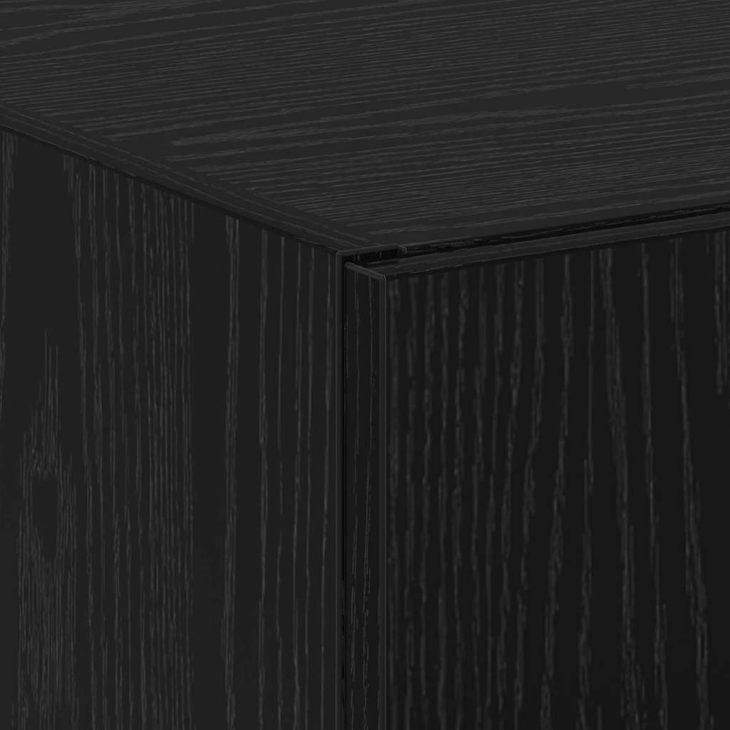Uredski ormar Crni hrast 60 x 32 x 152,5 cm Konstruirano drvo