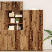 Highboard 2 pcs Staro drvo 30 x 42,5 x 185 cm