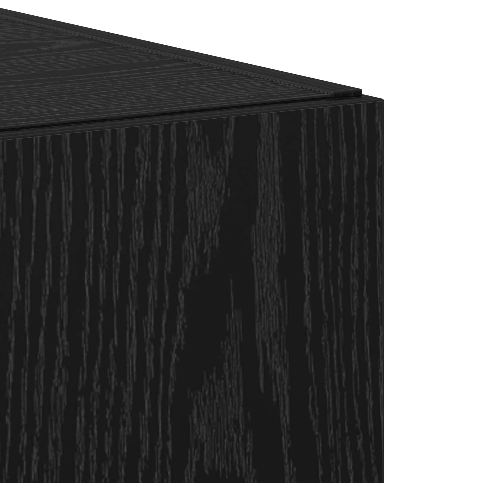 Highboard 2 pcs Crni hrast 50 x 42,5 x 185 cm