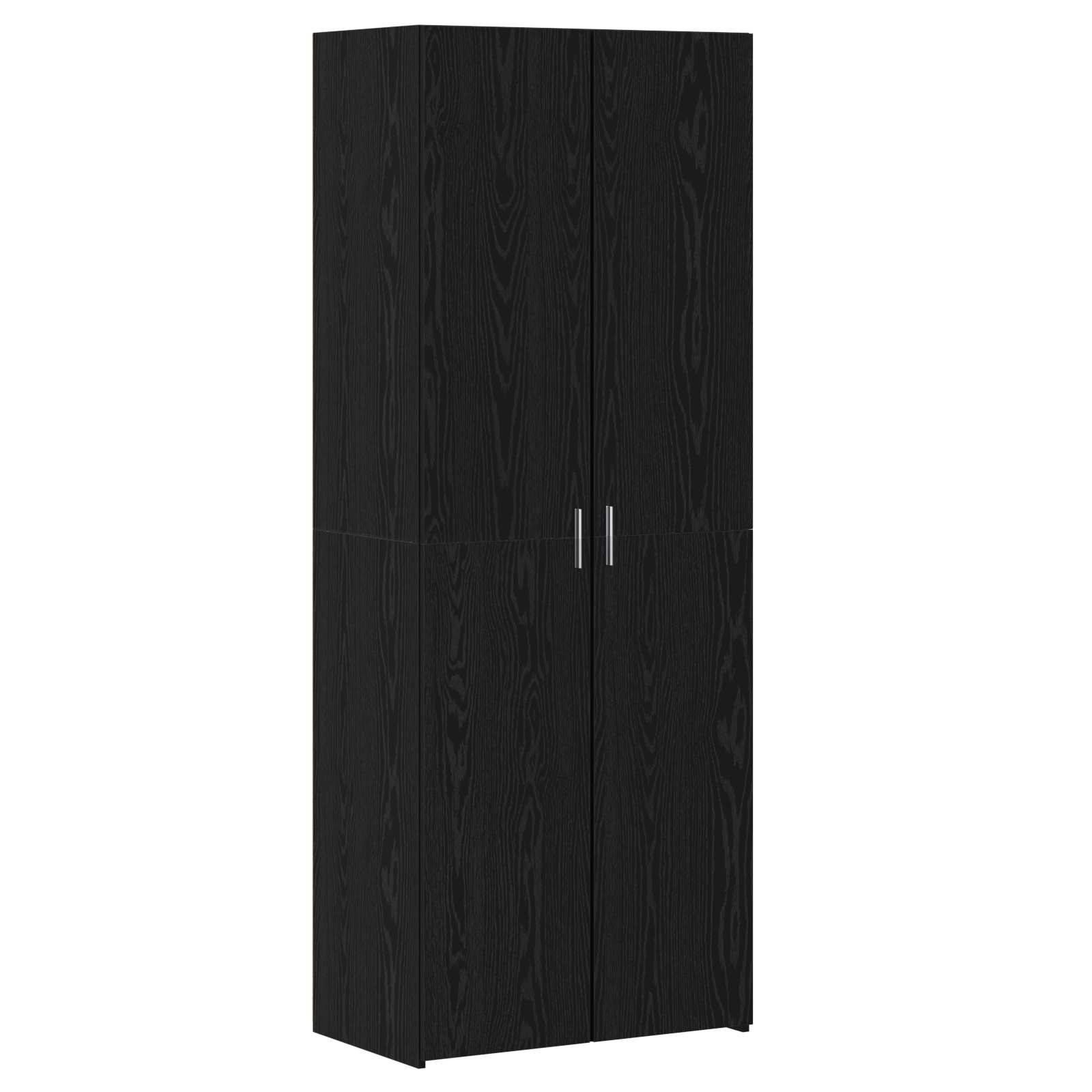 Highboard Crni hrast 70 x 42,5 x 185 cm
