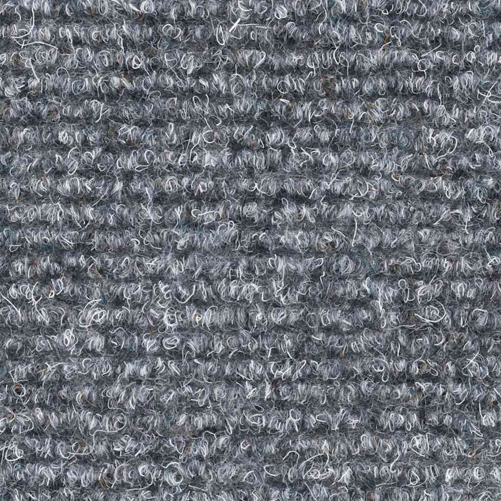 Prostirke za stepenice, samoljepljive, 20 kom., 65x21x4 cm, svijetlo sive, poluokrugle, velike