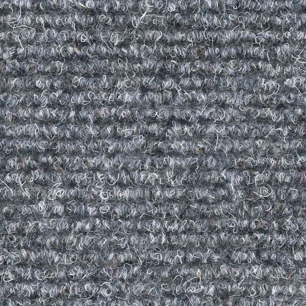 Prostirke za stepenice, samoljepljive, 30 kom., 65x21x4 cm, svijetlo sive, poluokrugle, velike