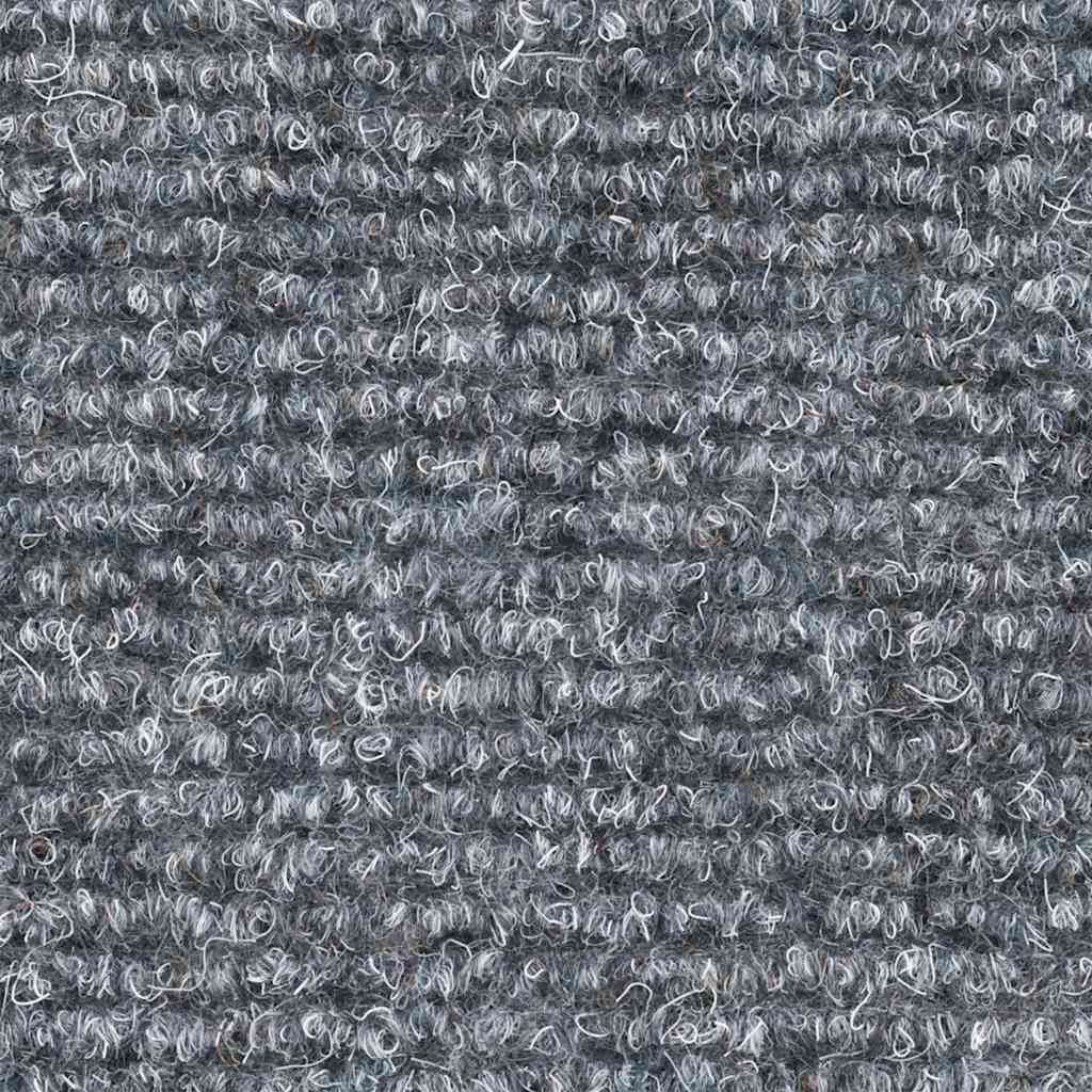 Prostirke za stepenice, samoljepljive, 20 kom, 56x17x3 cm, svijetlo sive, poluokrugle