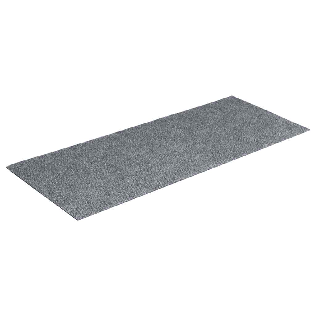 Prostirke za stepenice samoljepljive 30 kom 60x25 cm svijetlo sive pravokutne
