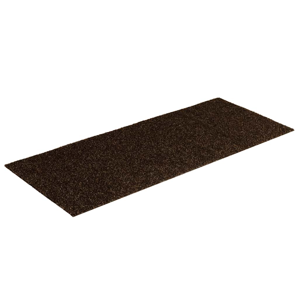 Prostirke za stepenice samoljepljive 30 kom 60x25 cm smeđe pravokutne
