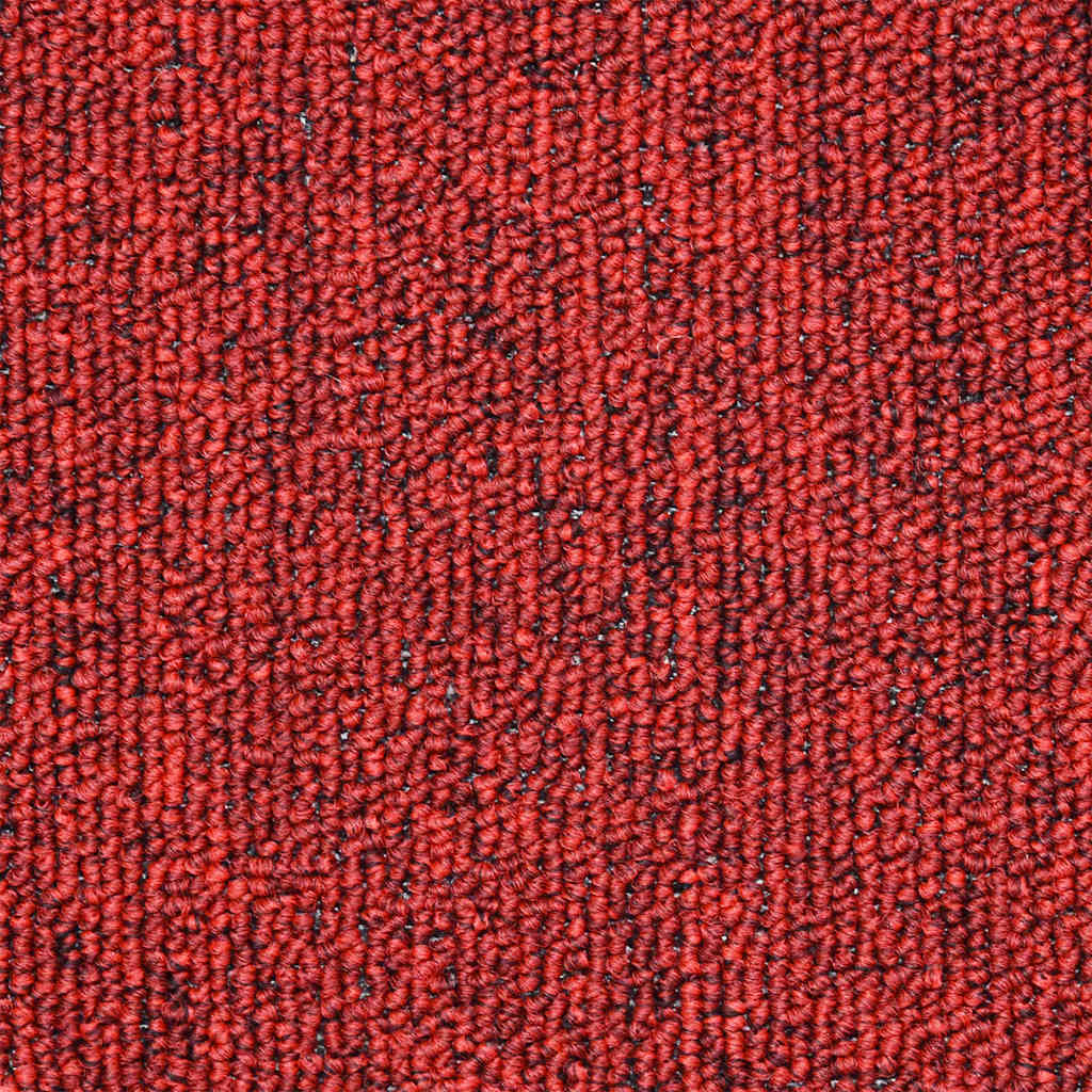 Prostirke za stepenice 30 kom 56x17x3 cm crvene poluokrugle