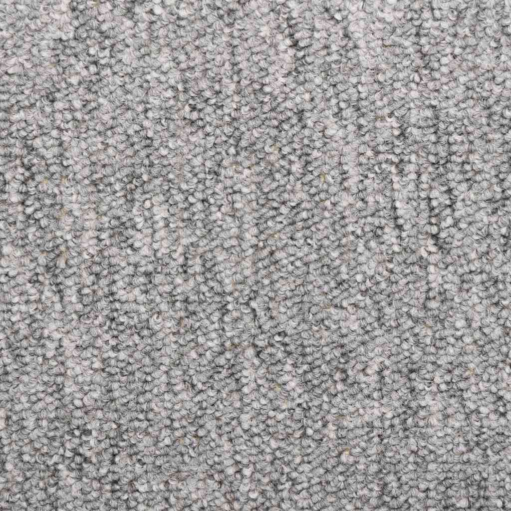 Prostirke za stepenice 30 kom 65x21x4 cm svijetlo sive pravokutne rubove