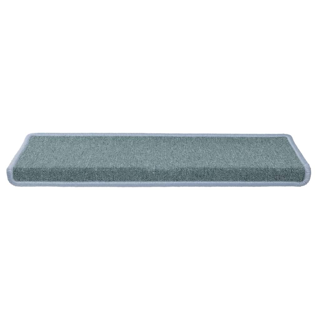 Prostirke za stepenice 30 kom 65x21x4 cm morsko plave pravokutne rubove
