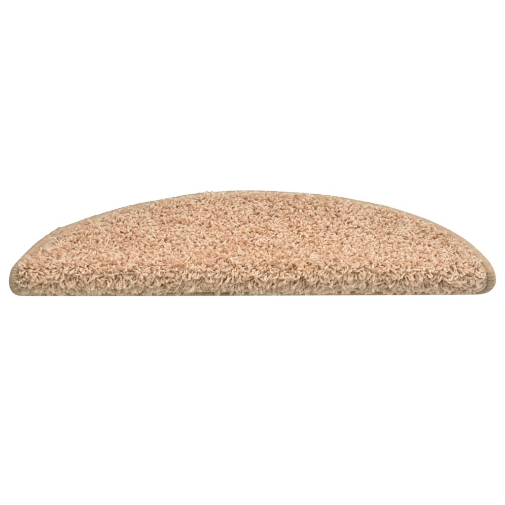 Prostirke za stepenice 30 kom 56x17x3 cm zlatne poluokrugle