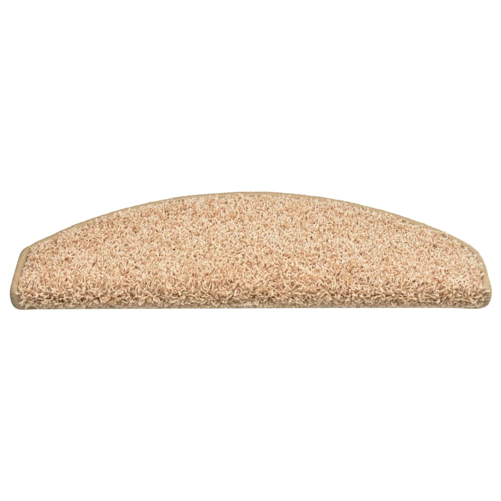 Prostirke za stepenice 30 kom 65x21x4 cm zlatne poluokrugle velike