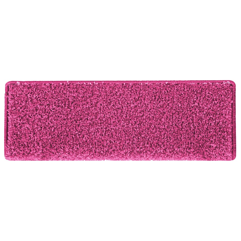 Prostirke za stepenice 30 kom 65x21x4 cm roze pravokutni rub
