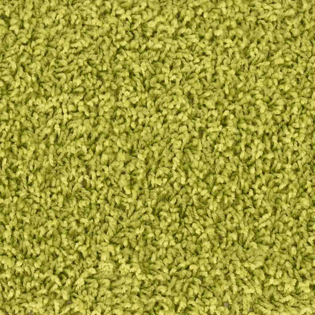 Prostirke za stepenice 30 kom 65x21x4 cm Zelene s pravokutnim rubom