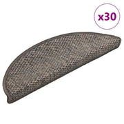 Samoljepljivi otirači za stepenice 30 kom 56x17x3 cm sivi/bež
