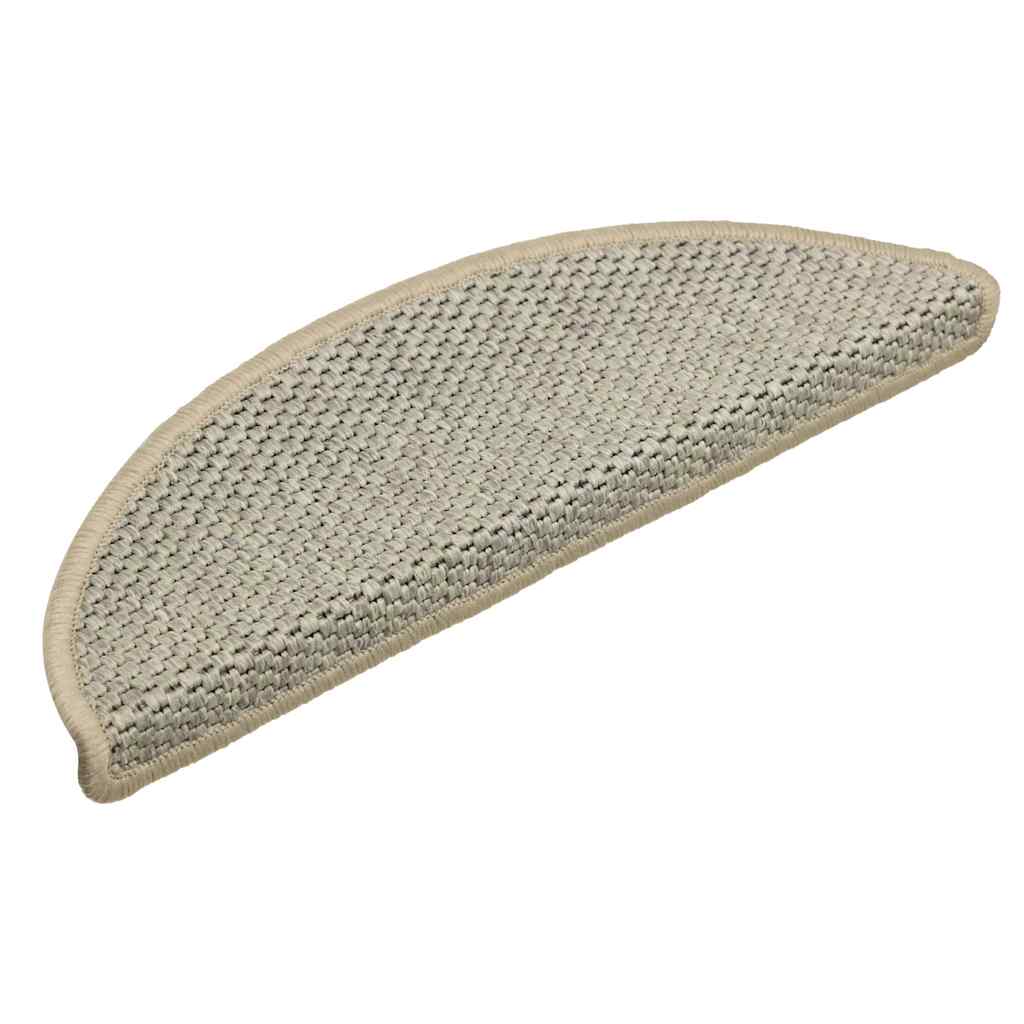 Samoljepljivi otirači za stube 30 kom 56x17x3 cm svjetlosivi