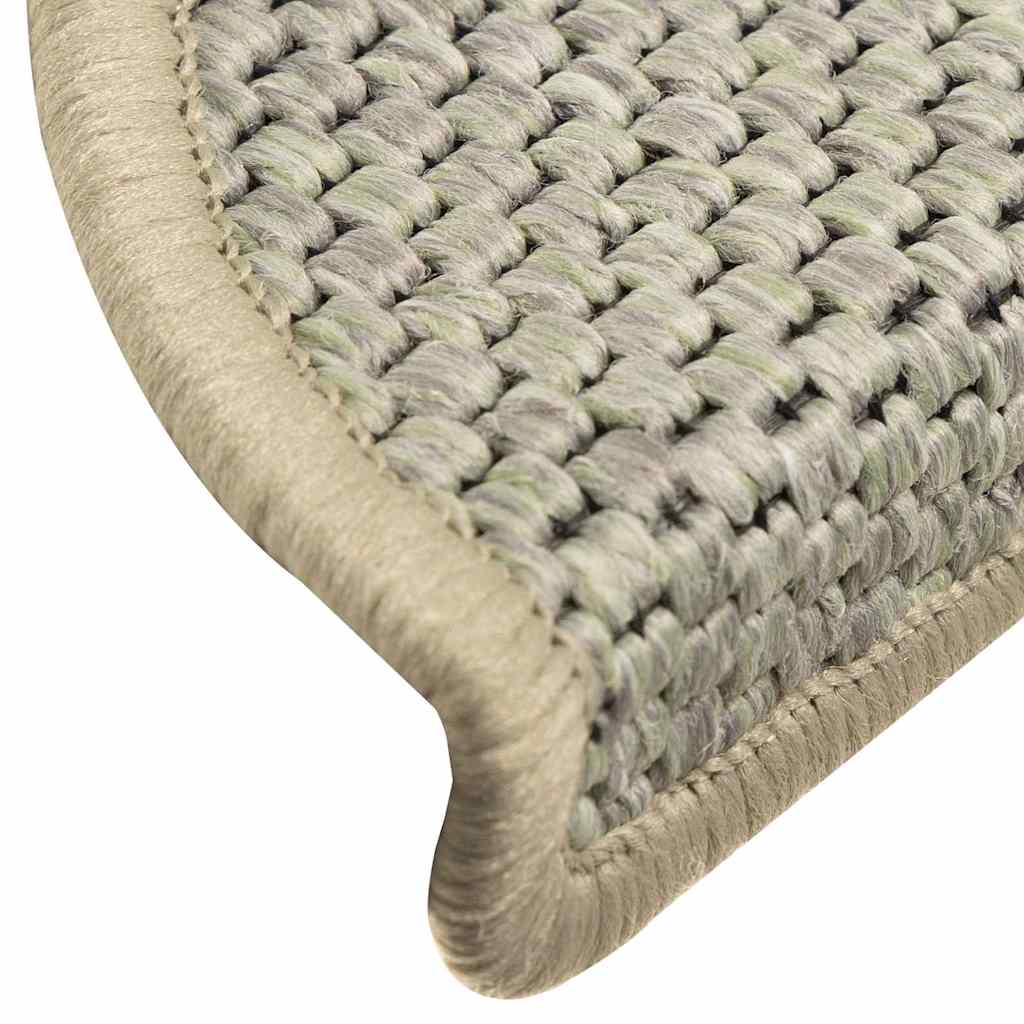 Samoljepljivi otirači za stube 30 kom 56x17x3 cm svjetlosivi