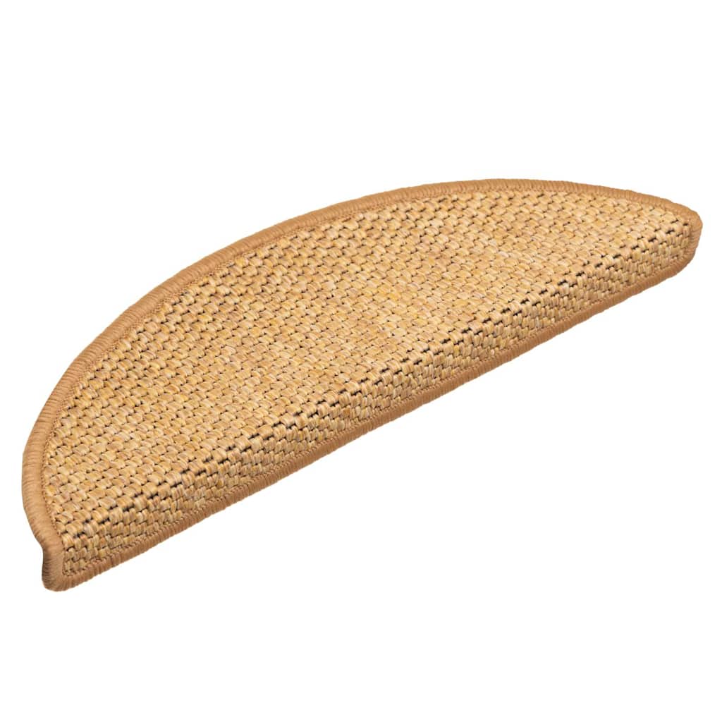 Prostirke za stepenice, samoljepljive, izgled sisala, 30 kom., 56x17x3 cm, sisal