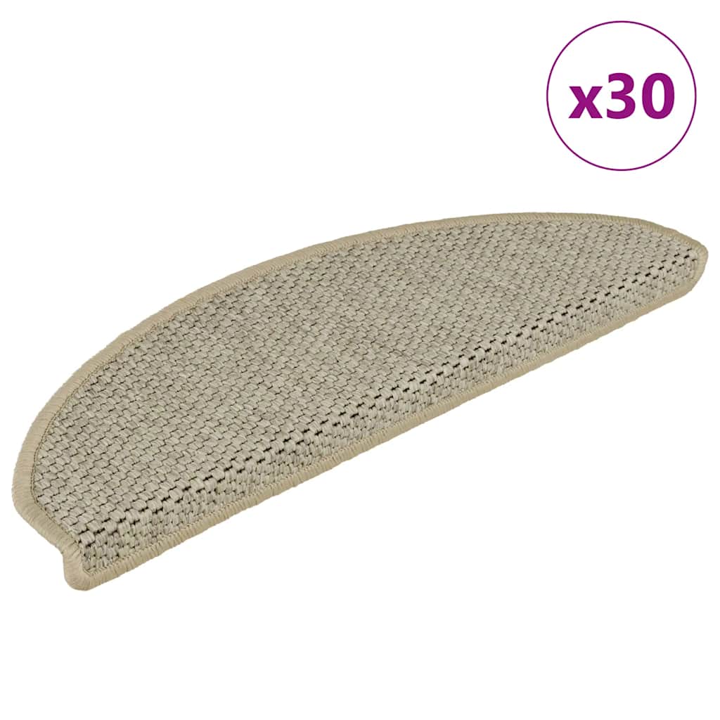 Samoljepljivi otirači za stube 30 kom 65x21x4 cm svjetlozeleni