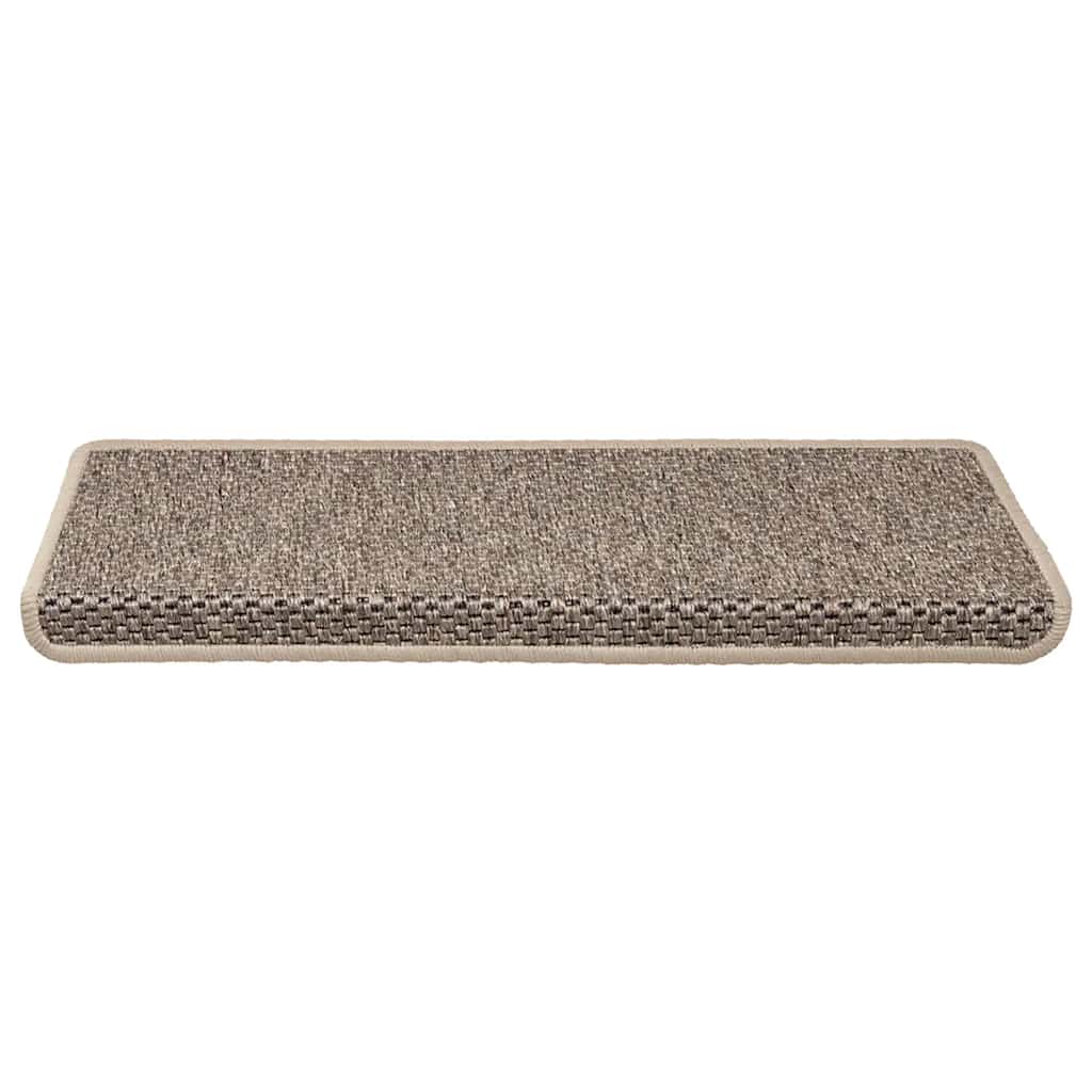 Samoljepljivi otirači za stepenice 30 kom 65x21x4 cm tamnobež