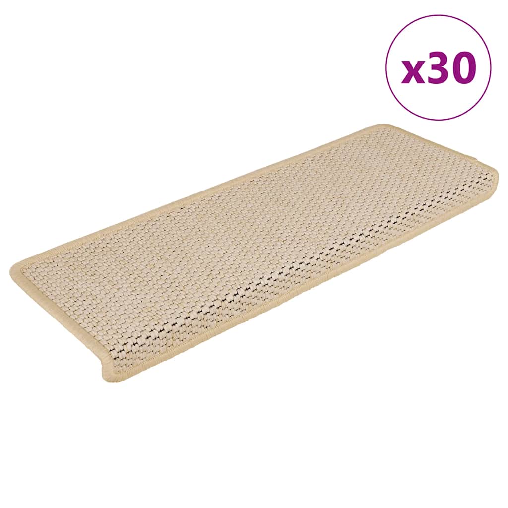 Samoljepljivi otirači za stepenice 30 kom 65x21x4 cm Berber