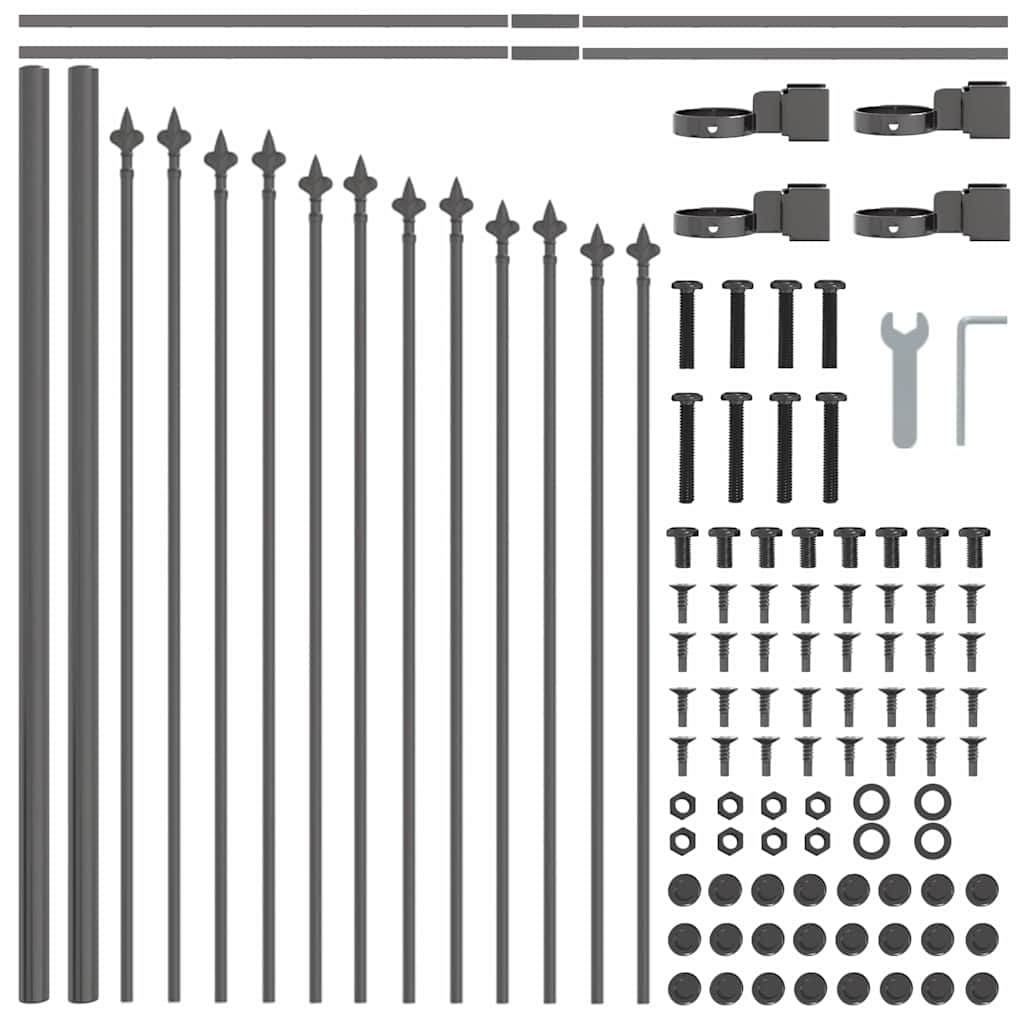 Vrtna Ograda Woerden 5 pcs Siva