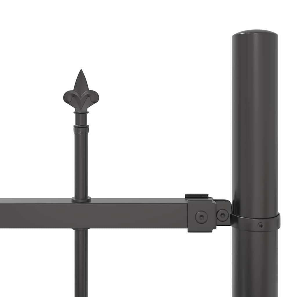 Vrtna Ograda 7 pcs Siva 170 x 190 cm Čelik s prahom premazan